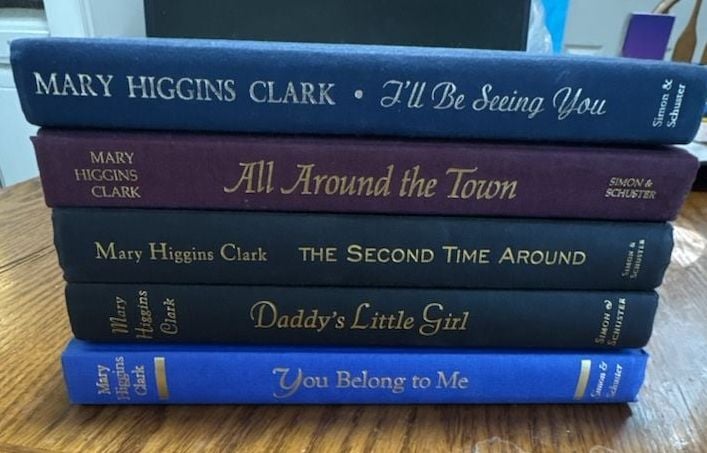 Mary Higgins Clark Lot of 5 Hardcover Books Mystery Suspense 1