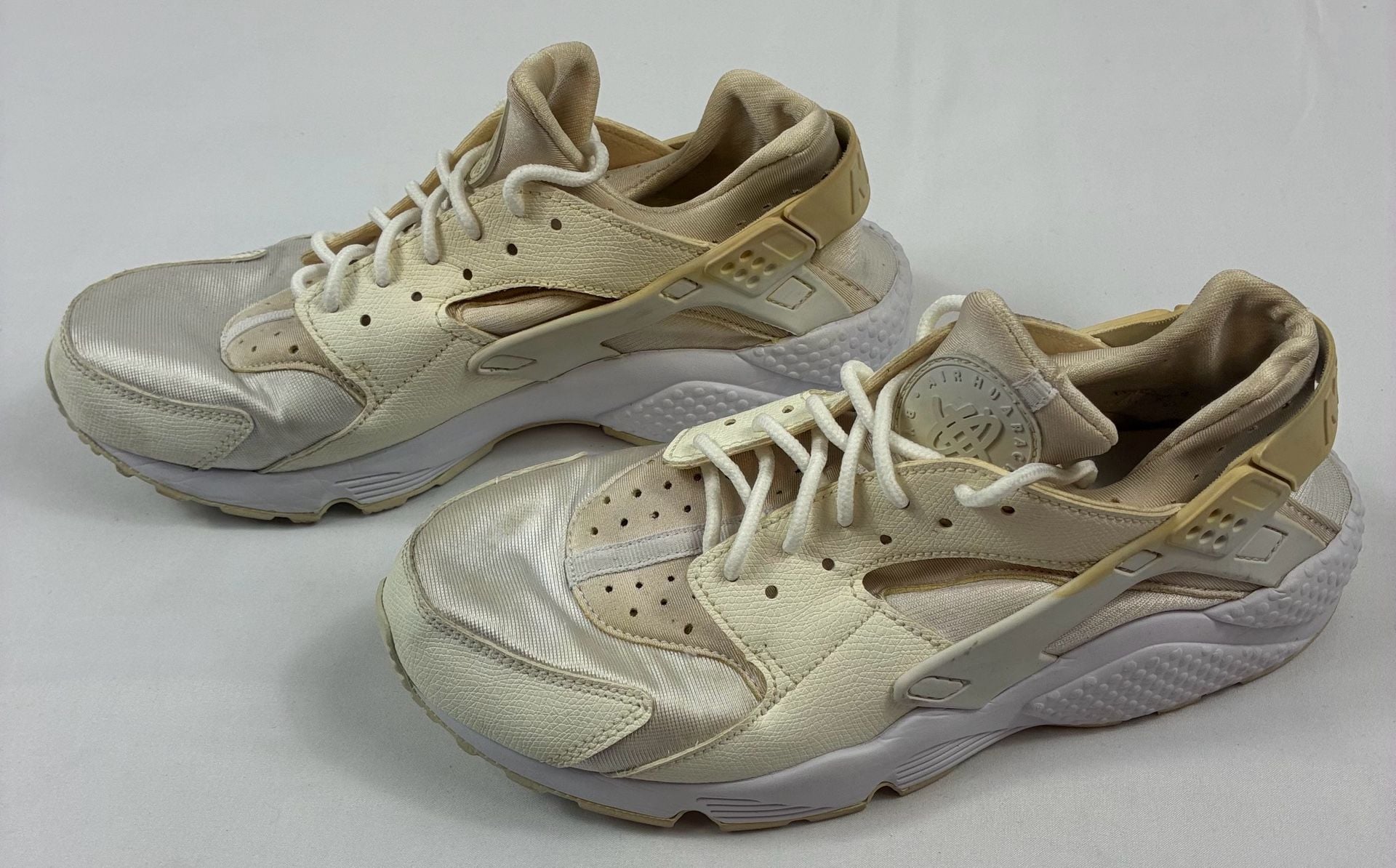 Nike Air Huarache Run Cream White Sneakers Shoes 4