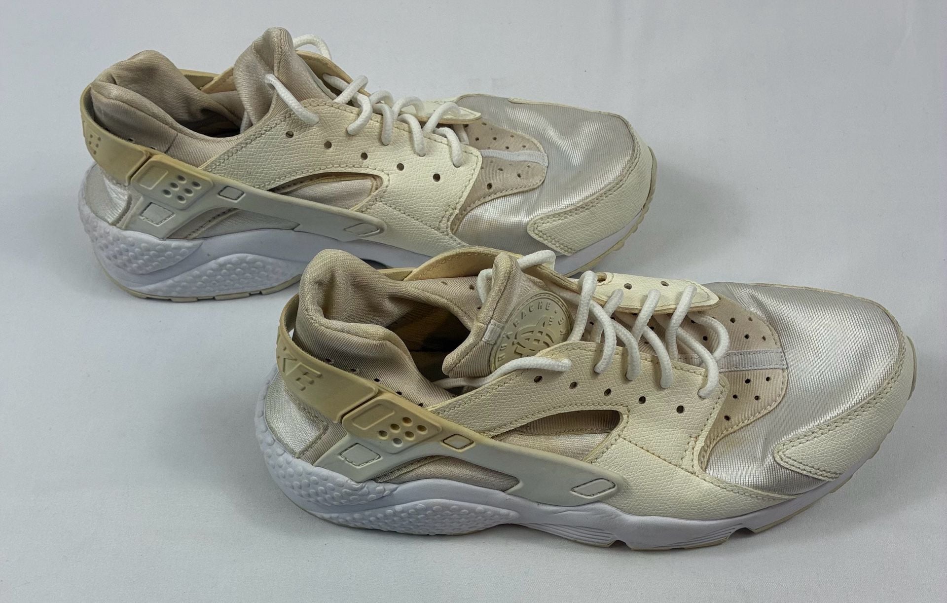 Nike Air Huarache Run Cream White Sneakers Shoes 6