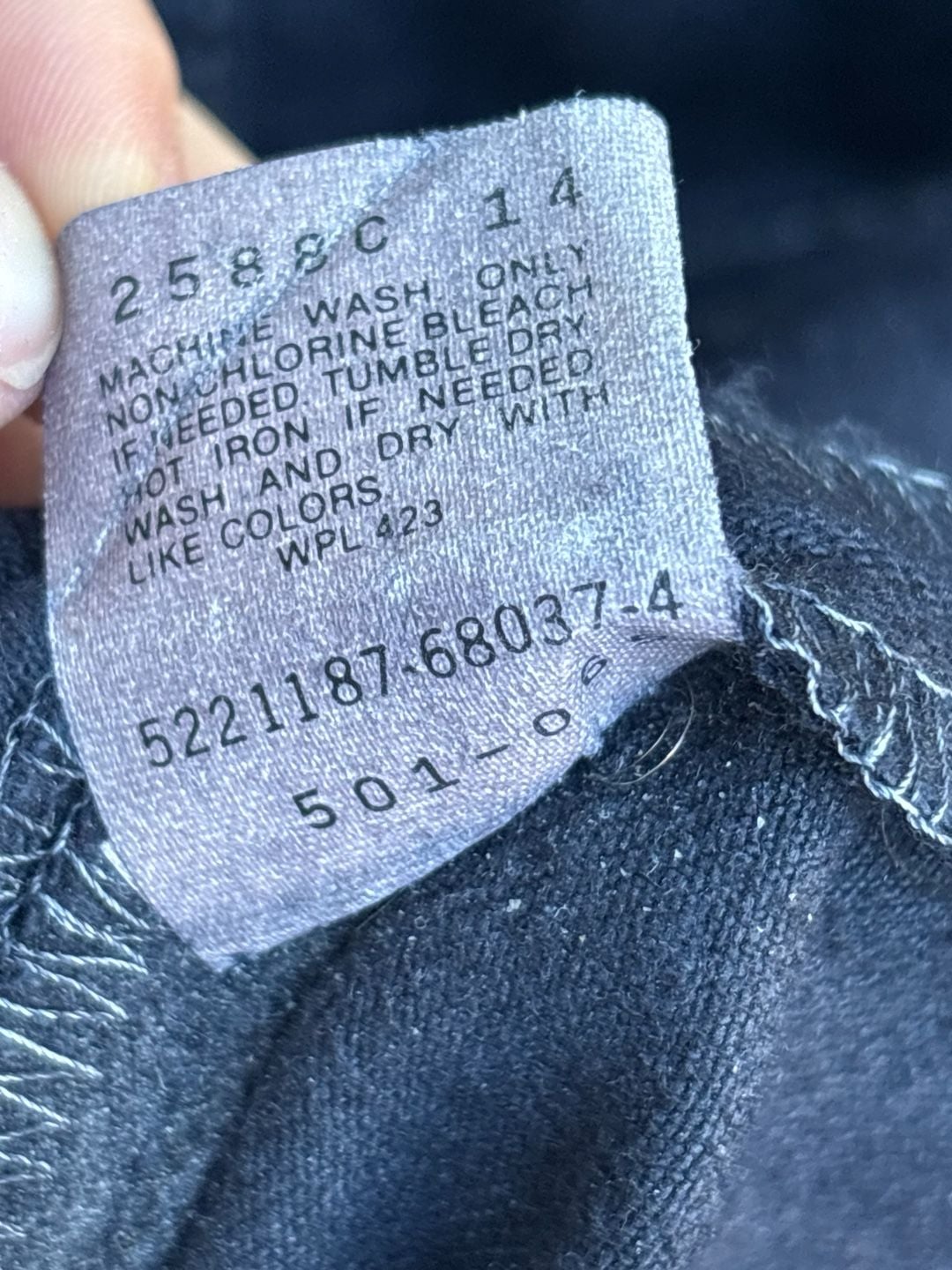 Vintage 1987 Levi's 501 Acid Wash Jeans 8