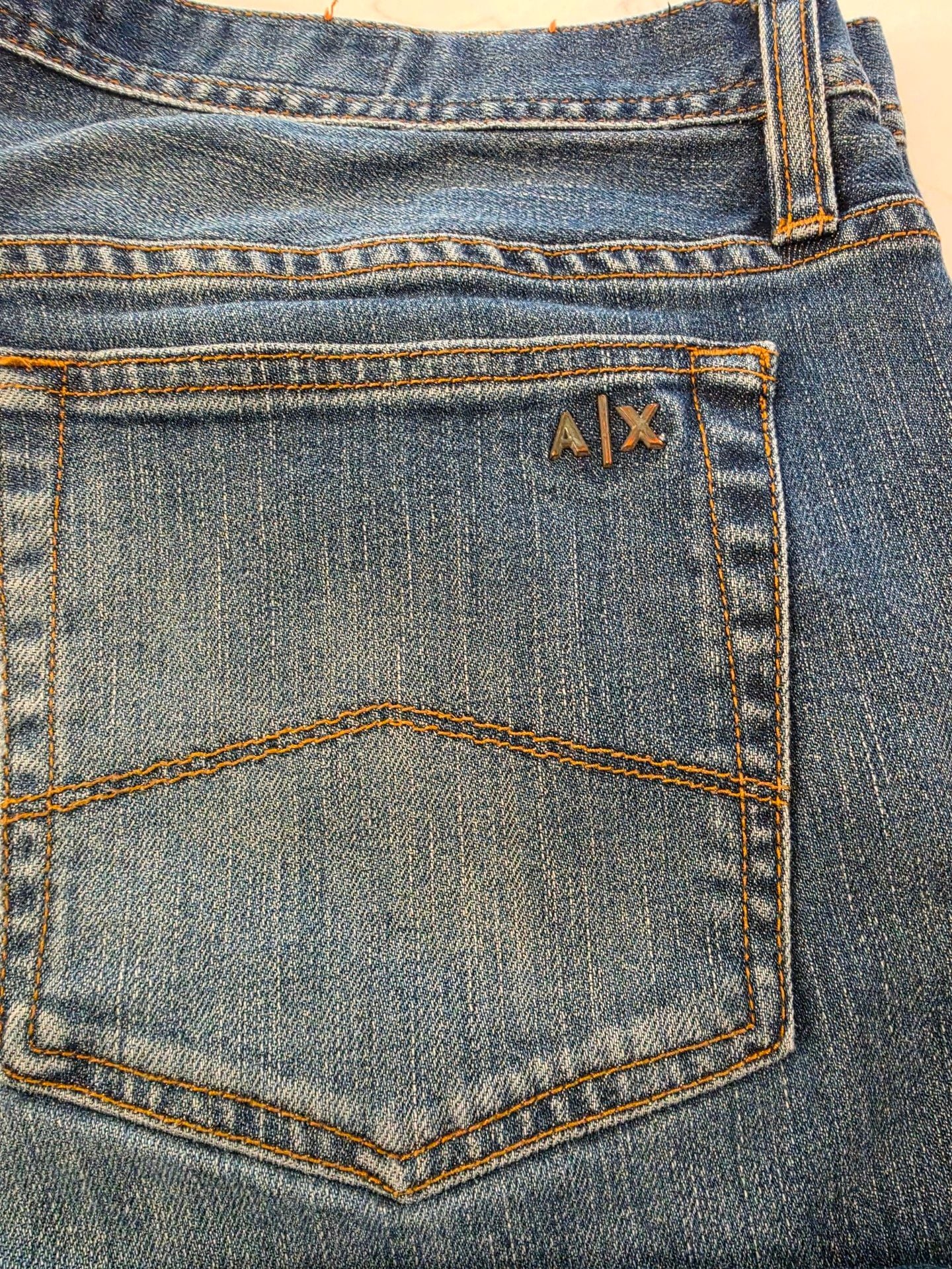 Armani Exchange Skinny Jeans Size 36R Blue Denim 6
