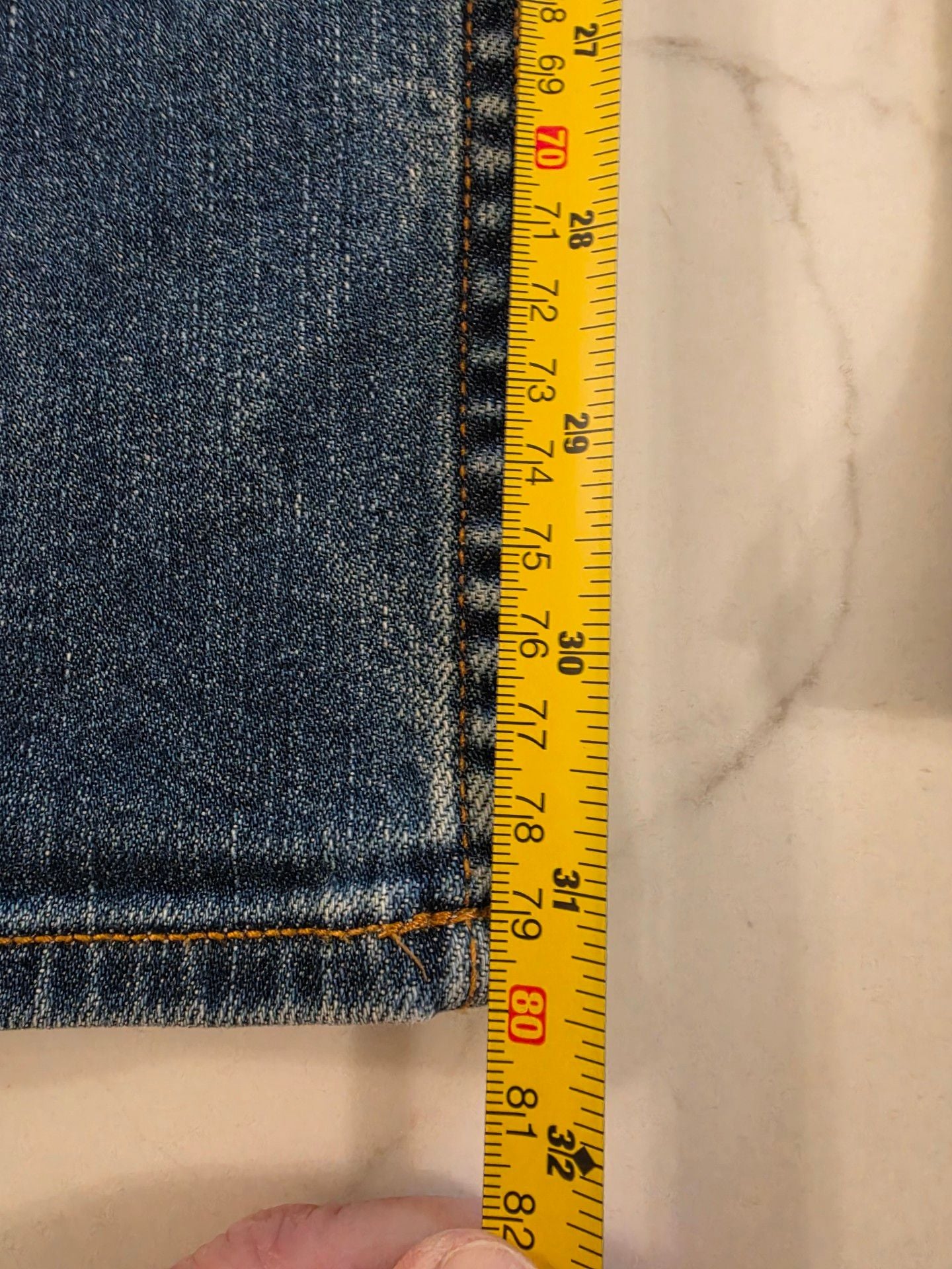 Armani Exchange Skinny Jeans Size 36R Blue Denim 7