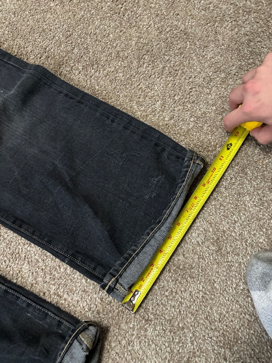 Early 2000s Drunkmunky Relaxed Straight Denim Jeans 40x34 Black Distressed Y2K 5