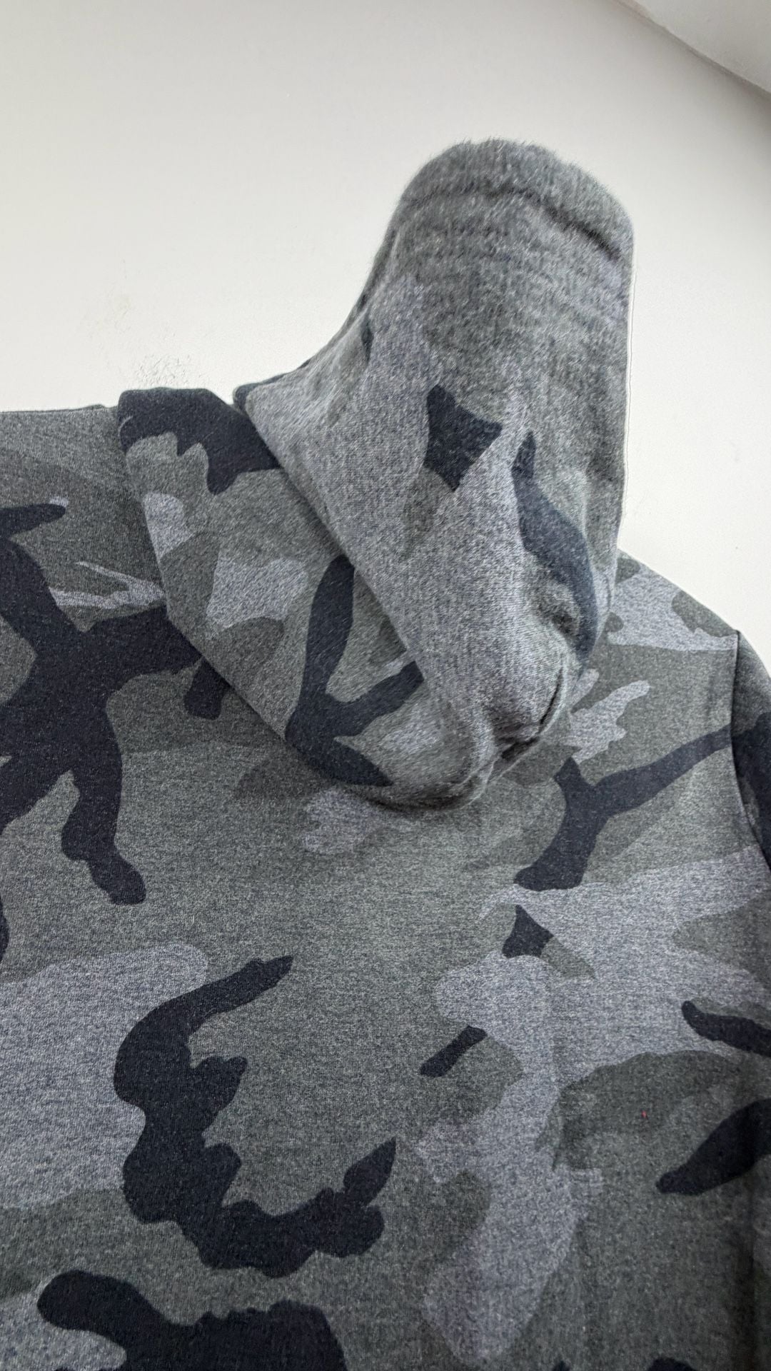 Polo Ralph Lauren P-Wing Camo Hoodie Size L Gray Red 7
