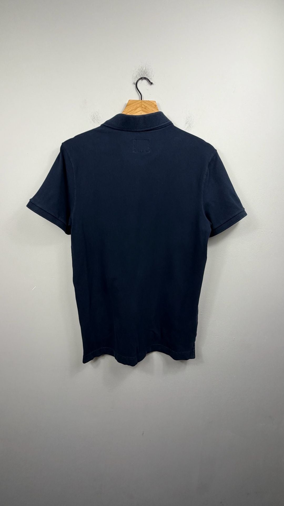 Abercrombie & Fitch Polo Shirt Size M Navy Taco Graphic 6