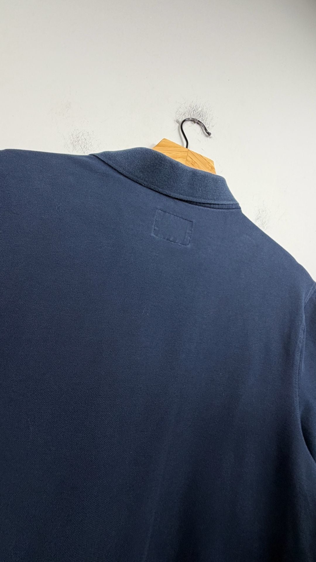 Abercrombie & Fitch Polo Shirt Size M Navy Taco Graphic 7