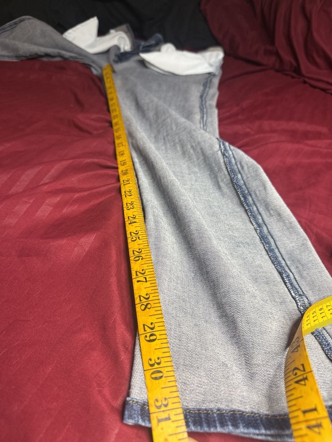 Lee Slim Straight Jeans Size 36/32 Blue Denim 5