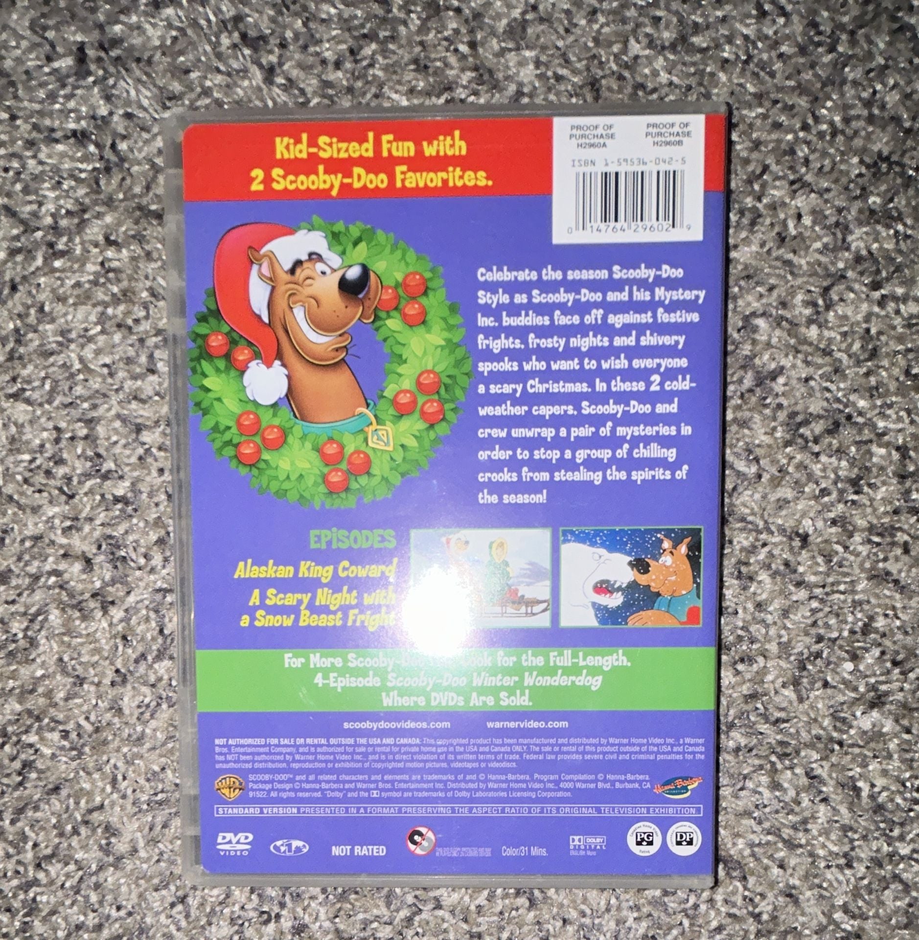 Warner Home Video Scooby-Doo Winter Wonderdog DVD 2