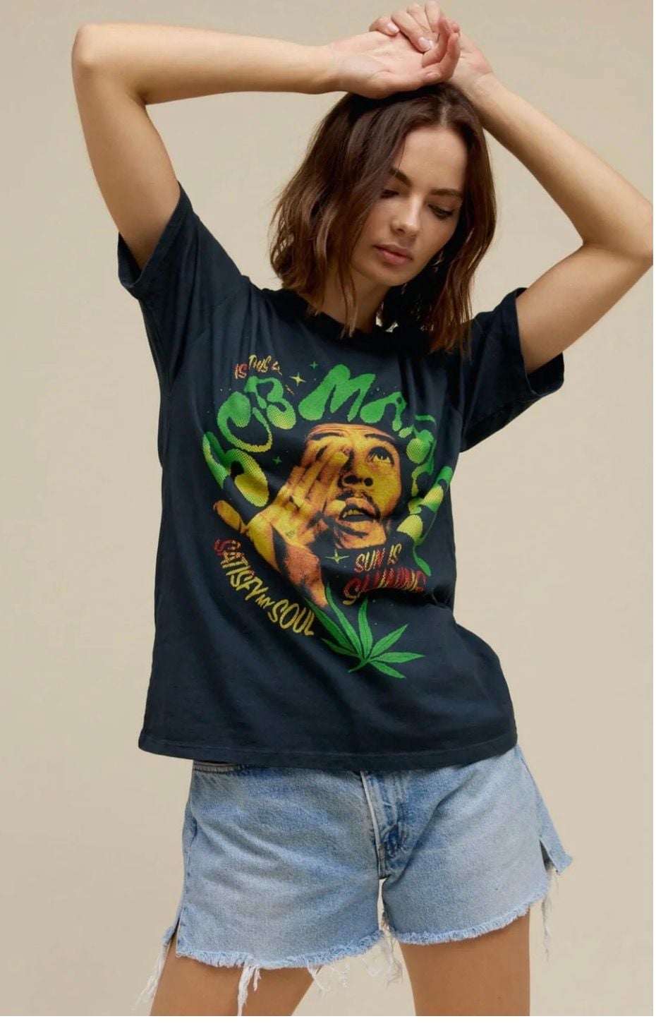 Daydreamer Bob Marley This Is Love Weekend Tee Black 3