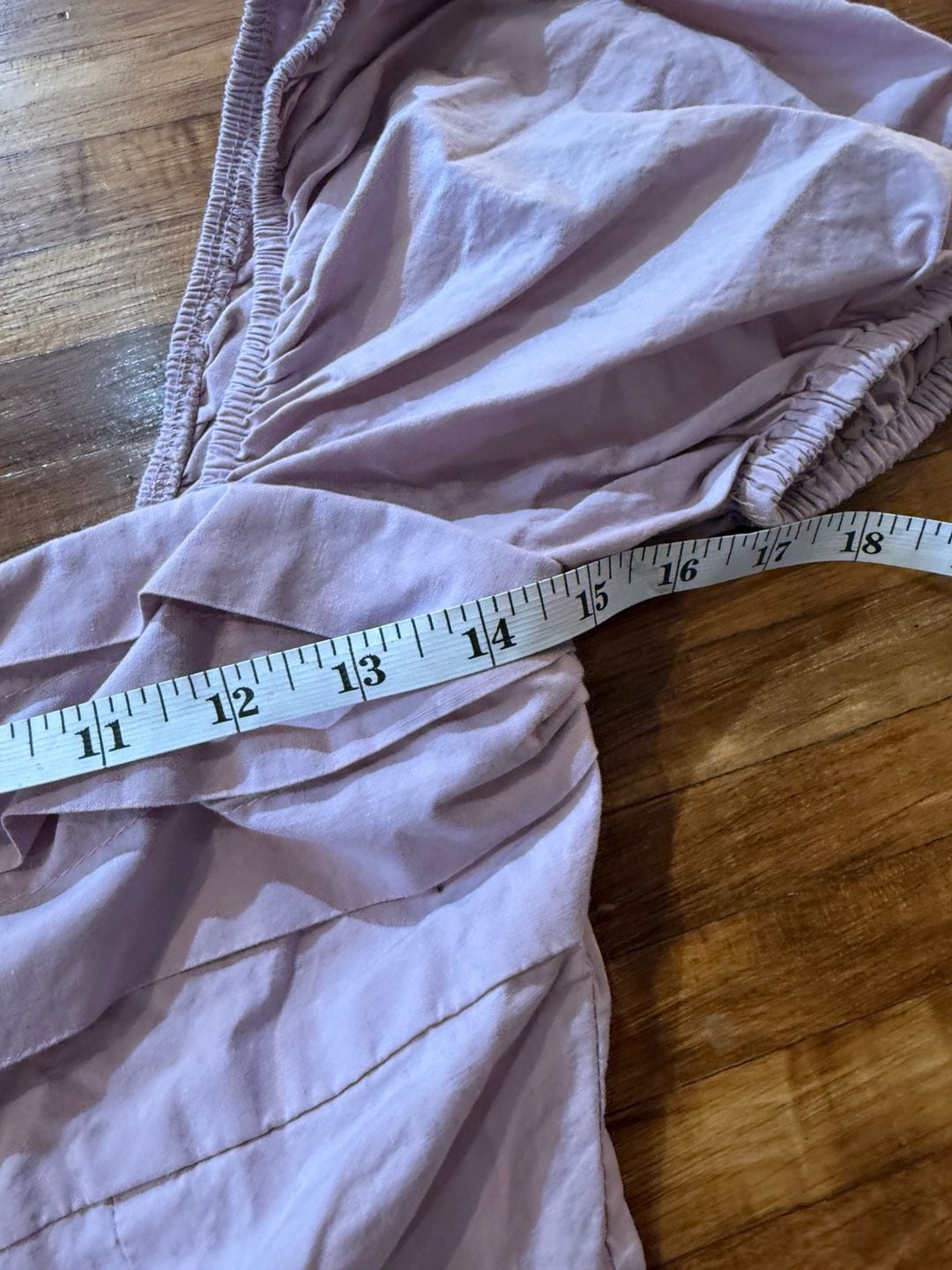 Sim & Sam Puff Sleeve Crop Top Size S Lilac Ruffle (b1) 6