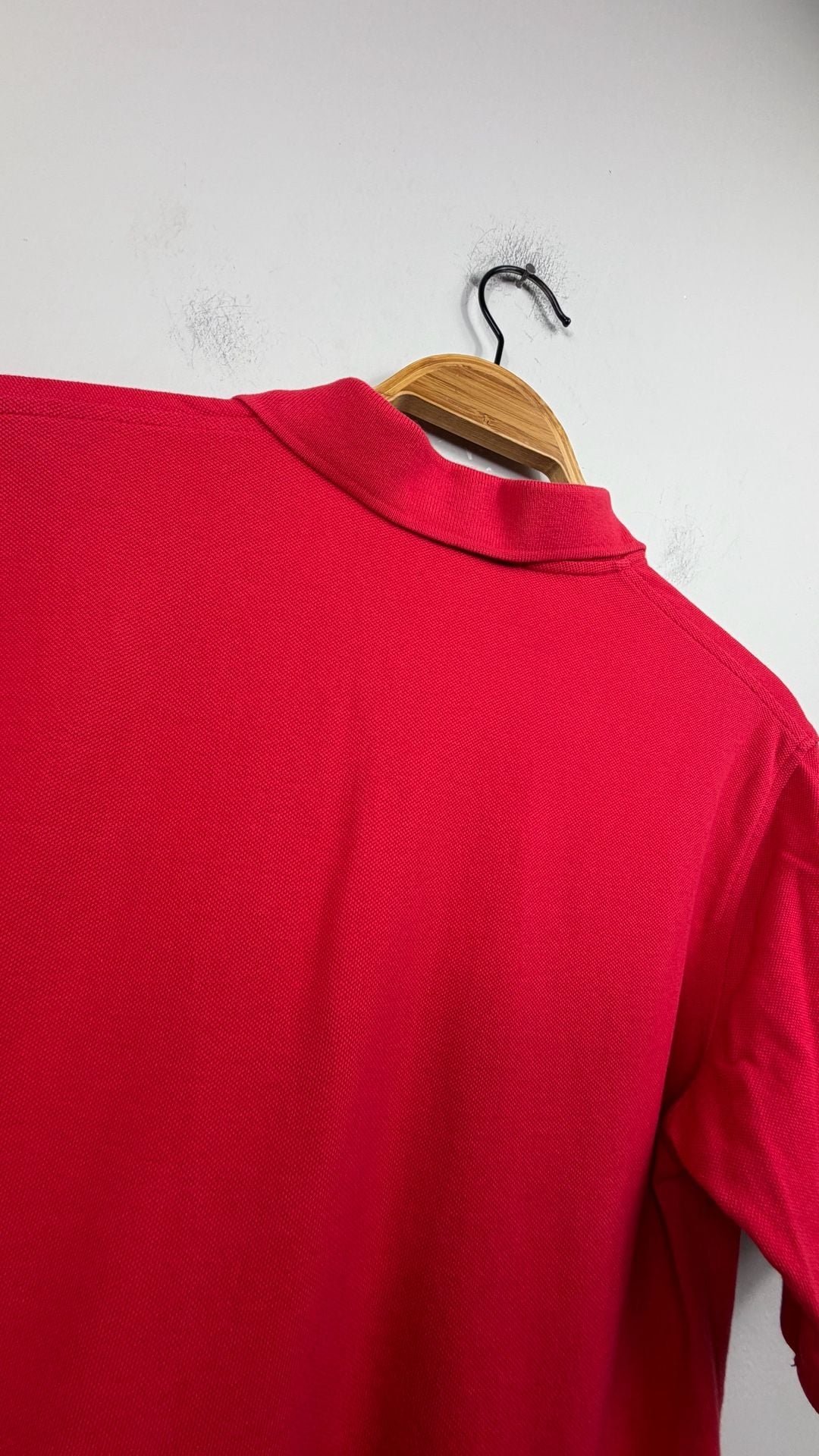 Boast Classic Pique Polo Size M Red Cotton Japanese Maple Leaf 7