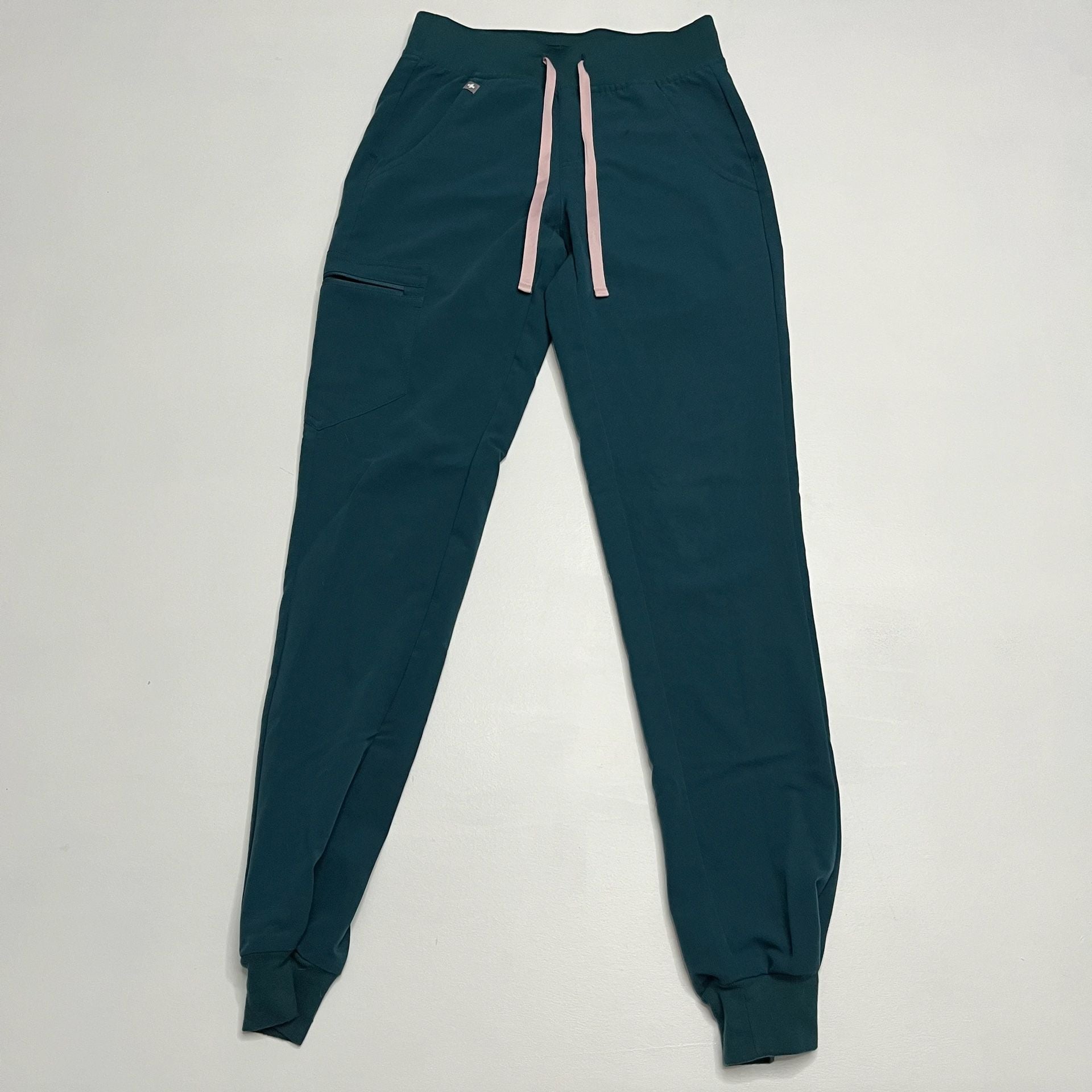 Figs Scrub Set Technical Collection Size XXS Dark Teal Top And Pants 4