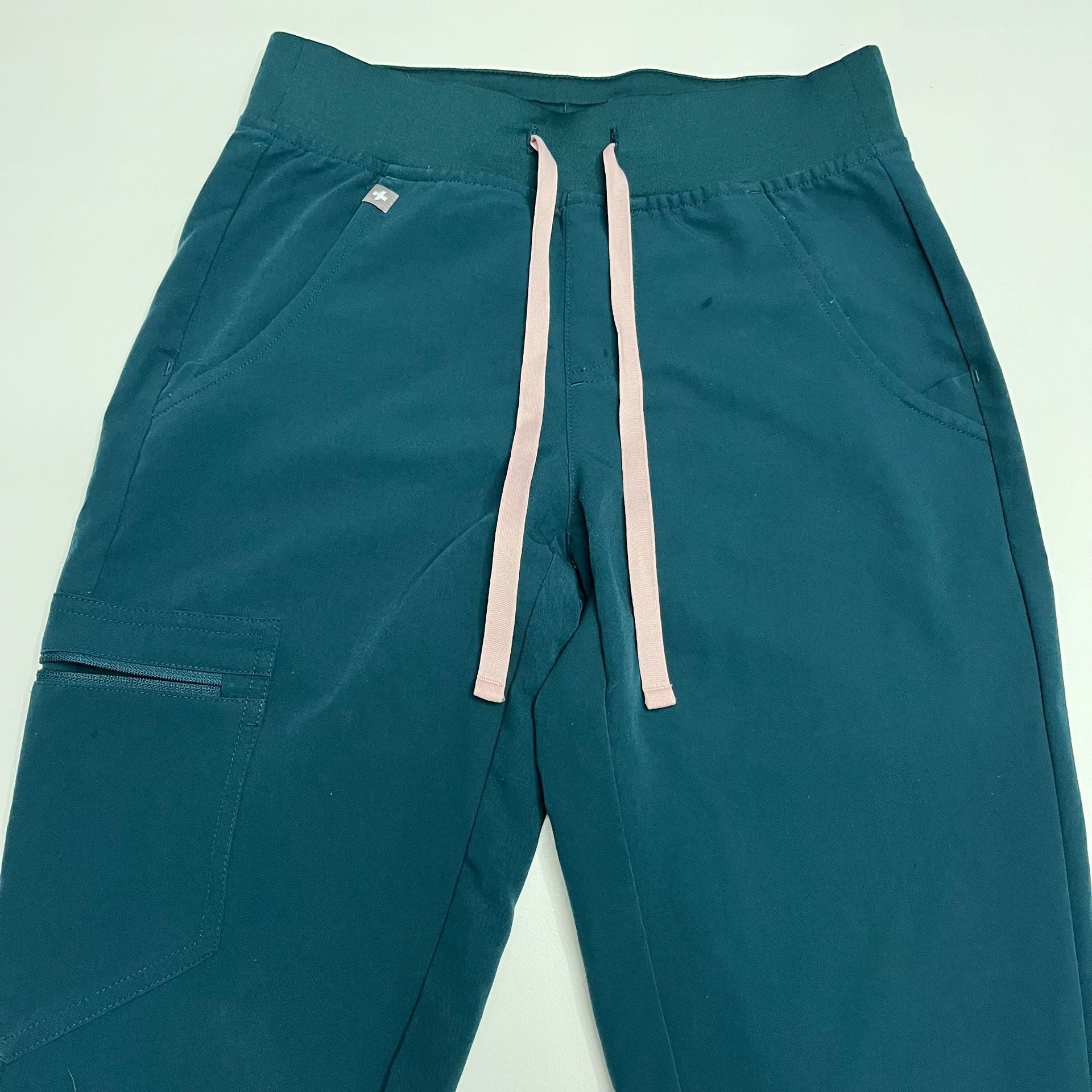 Figs Scrub Set Technical Collection Size XXS Dark Teal Top And Pants 11