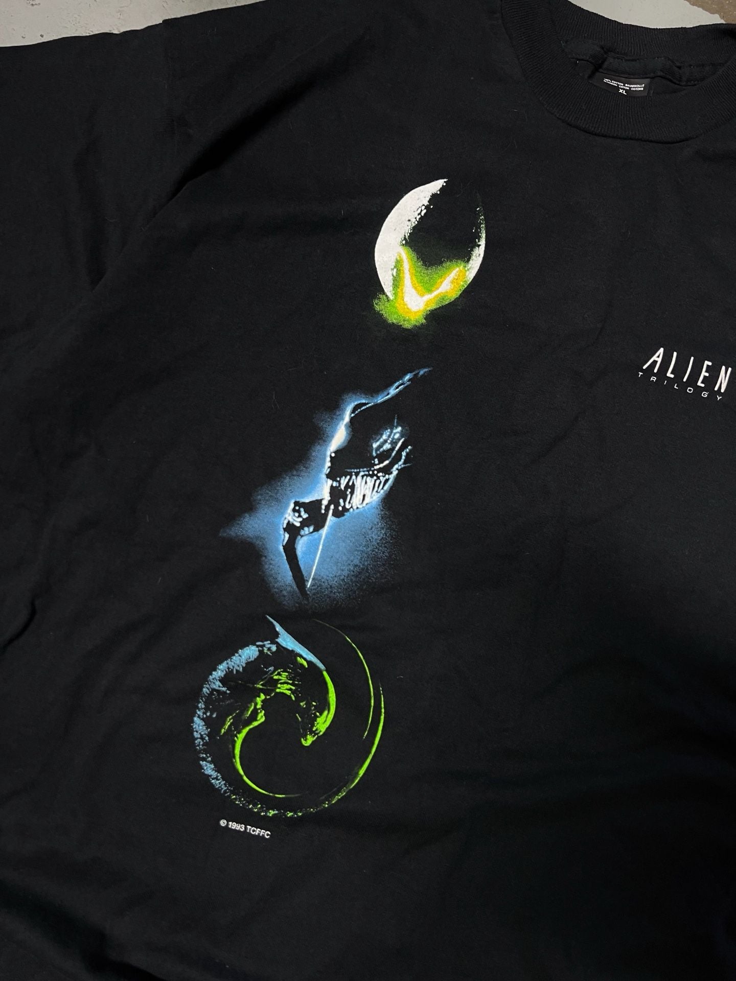 Vintage 1993 Alien Trilogy Single Stitch T-shirt 3