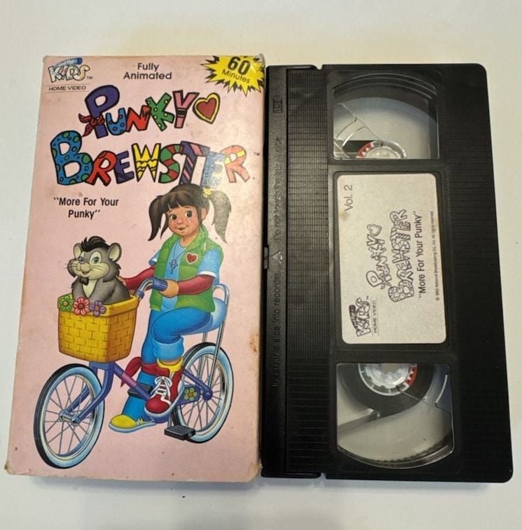 Punky Brewster More For Your Punky Animated VHS Tape 1