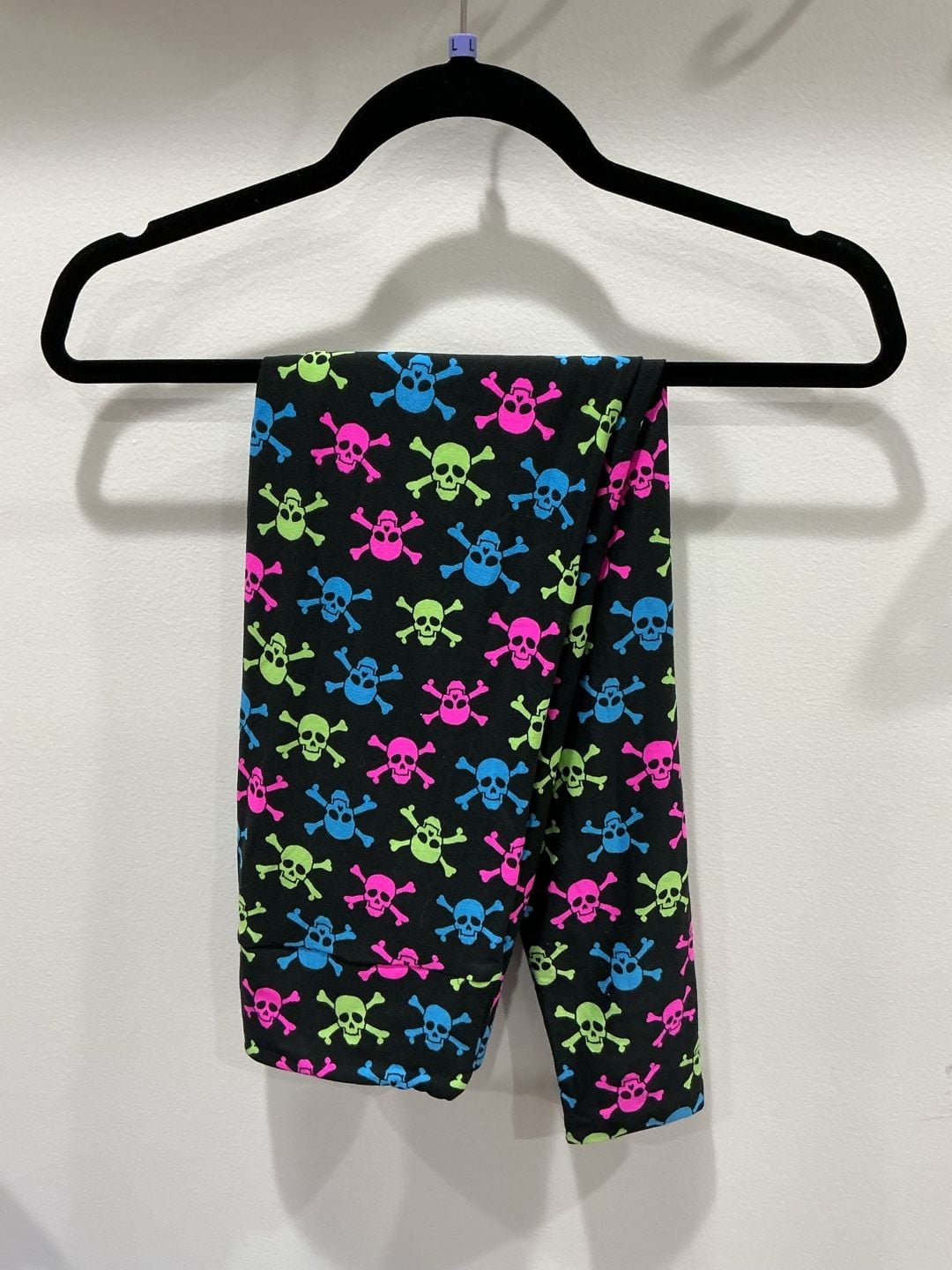 LuLaRoe Neon Skull Leggings OS Halloween #62 4