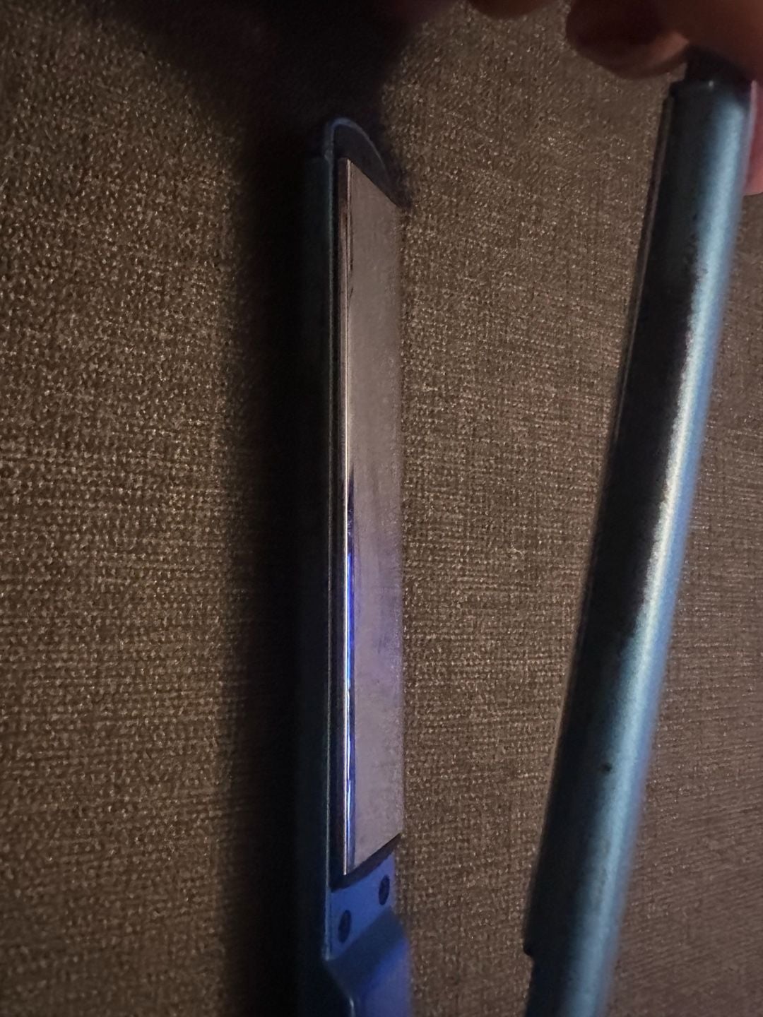 BaByliss PRO Nano Titanium Flat Iron Straightener Adjustable Heat Blue 6