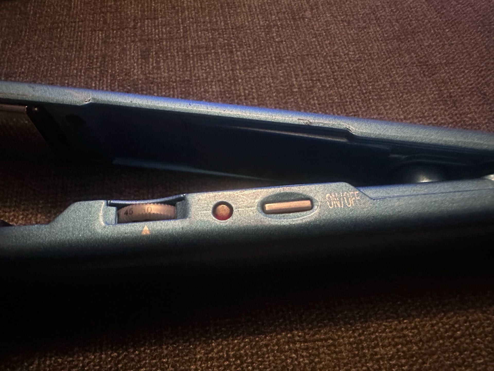 BaByliss PRO Nano Titanium Flat Iron Straightener Adjustable Heat Blue 7
