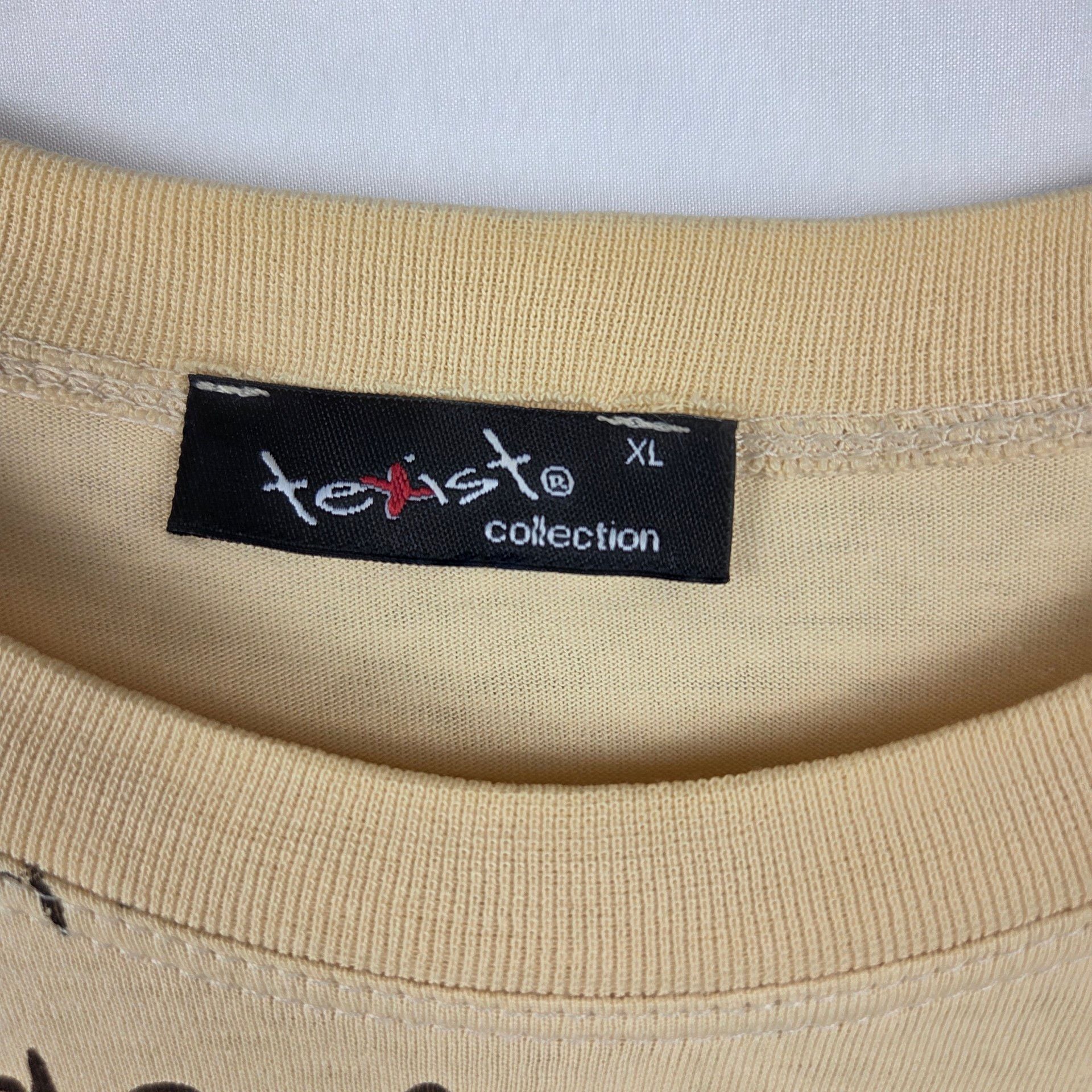 Texist Collection Graphic T-Shirt Size XL Yellow Cotton Cappadocia 3