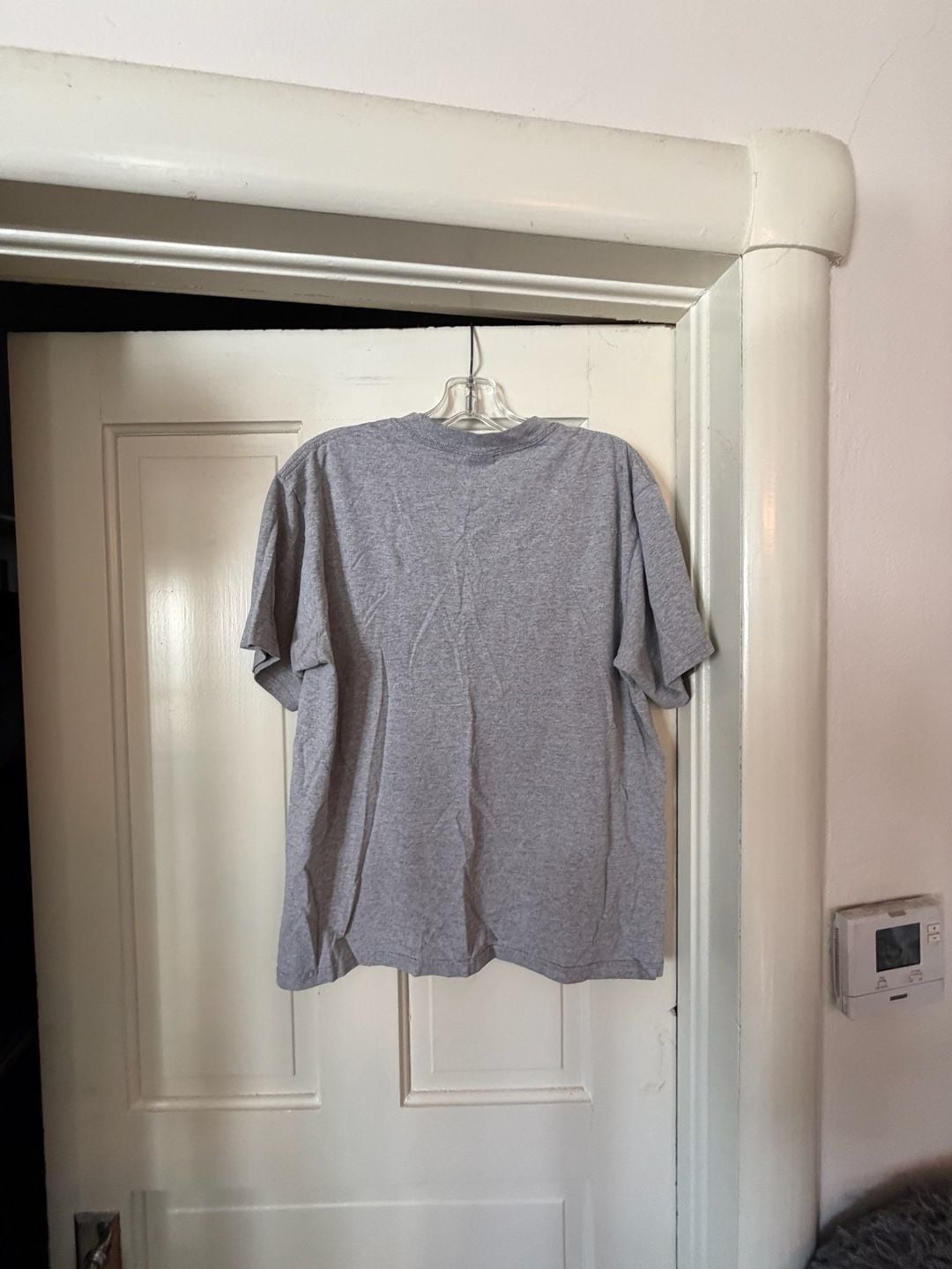 Anvil Here Fishy Fishy Fishy T-Shirt Size M Gray Fishing Graphic 7