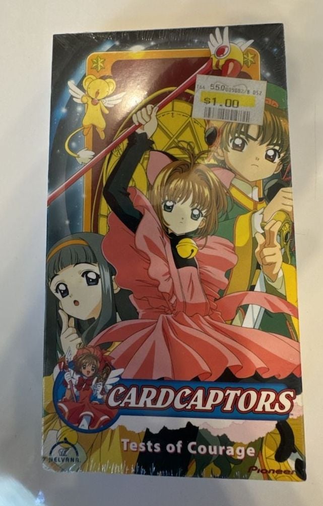 SEALED Cardcaptors Tests of Courage VHS Tape Pioneer Nelvana New 1