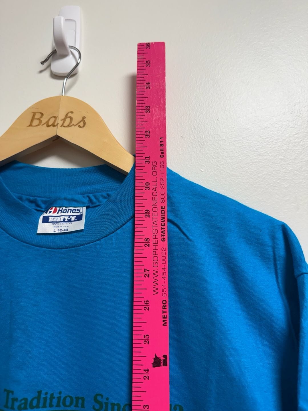 90’s L.L. Bean T-Shirt Size L Blue Outdoor Tradition Logo Vintage 7