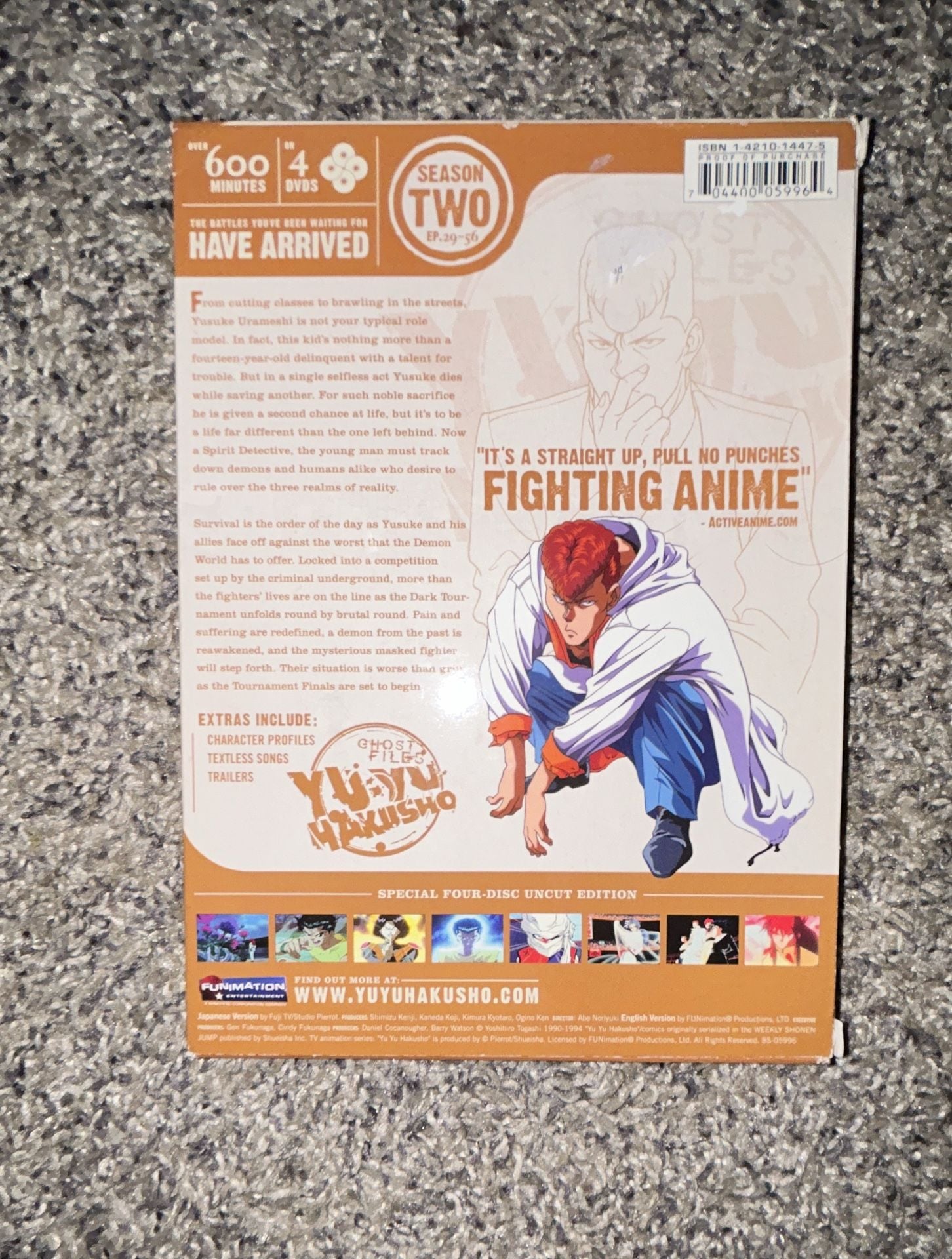 Funimation Yu Yu Hakusho Ghost Files Season 2 DVD 2