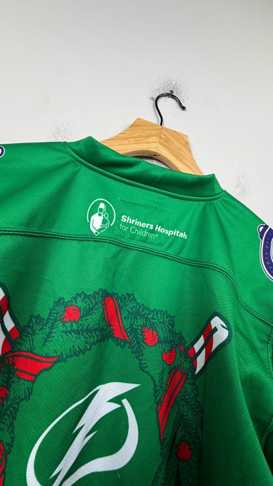 Tough Jersey Tampa Bay Lightning Holiday Hockey Jersey M Green 8