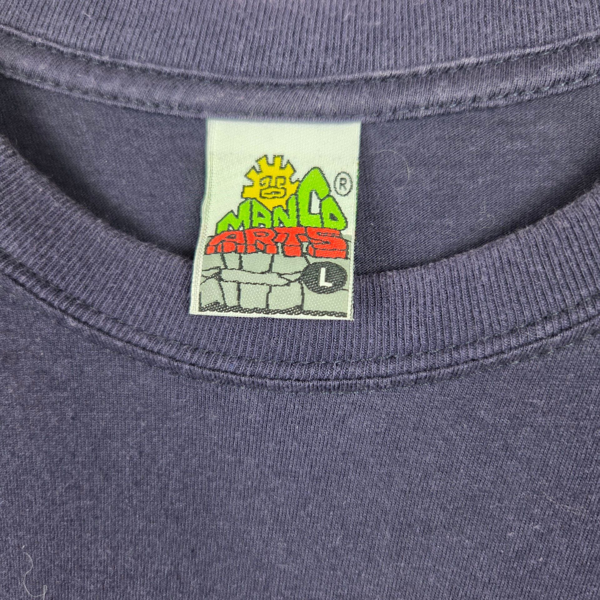 Manco Inca Machu Picchu Cusco Peru T-Shirt Size L Purple Souvenir 3