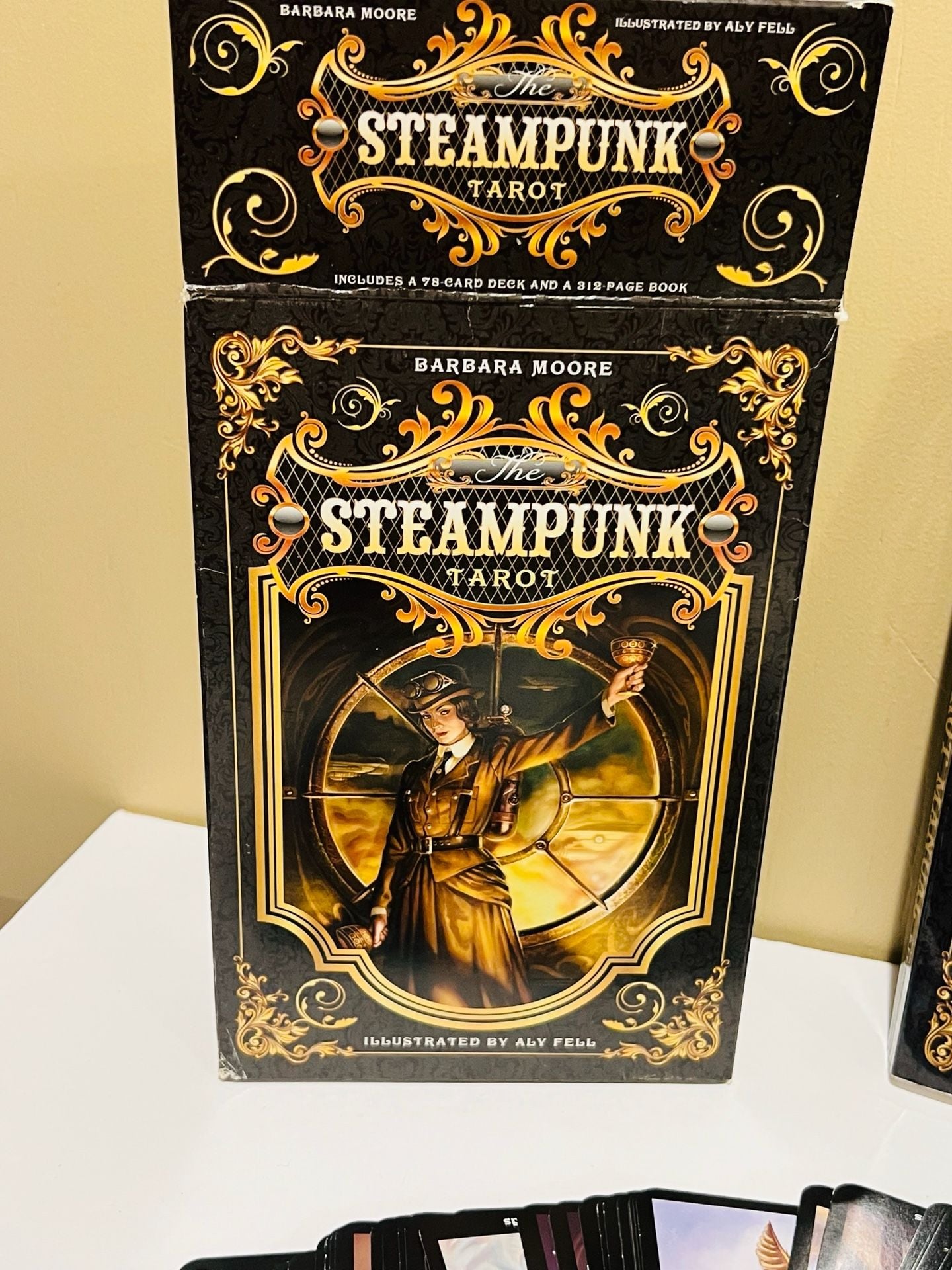 Llewellyn The Steampunk Tarot Deck and Manual Barbara Moore 6