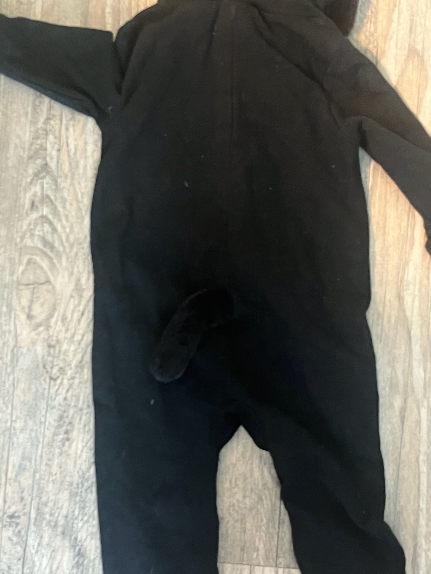 Cat & Jack Black Cat Costume Romper Size 6M-9M 7