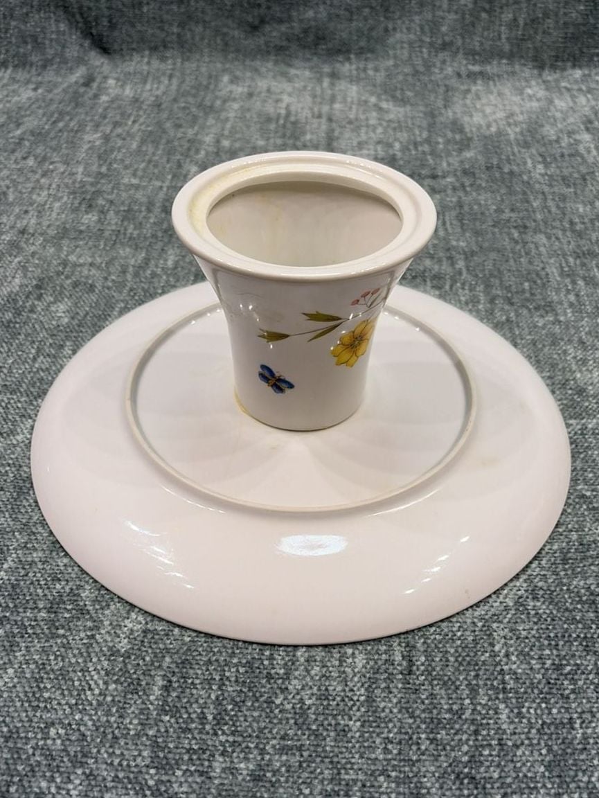 Seymour Mann Day Lily 10 3/8 Cake Stand Cottagecore 5