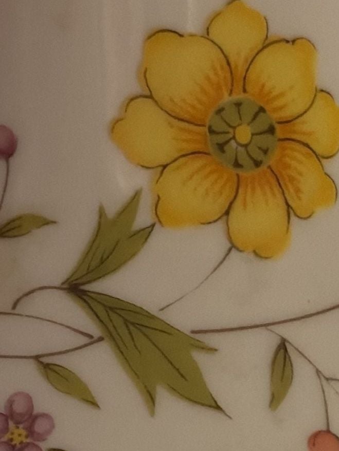 Seymour Mann Day Lily 10 3/8 Cake Stand Cottagecore 7