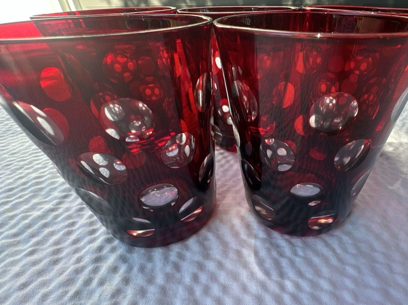 Rotter Glas Aufsteiger Ruby Red Tumbler Set of 5 2