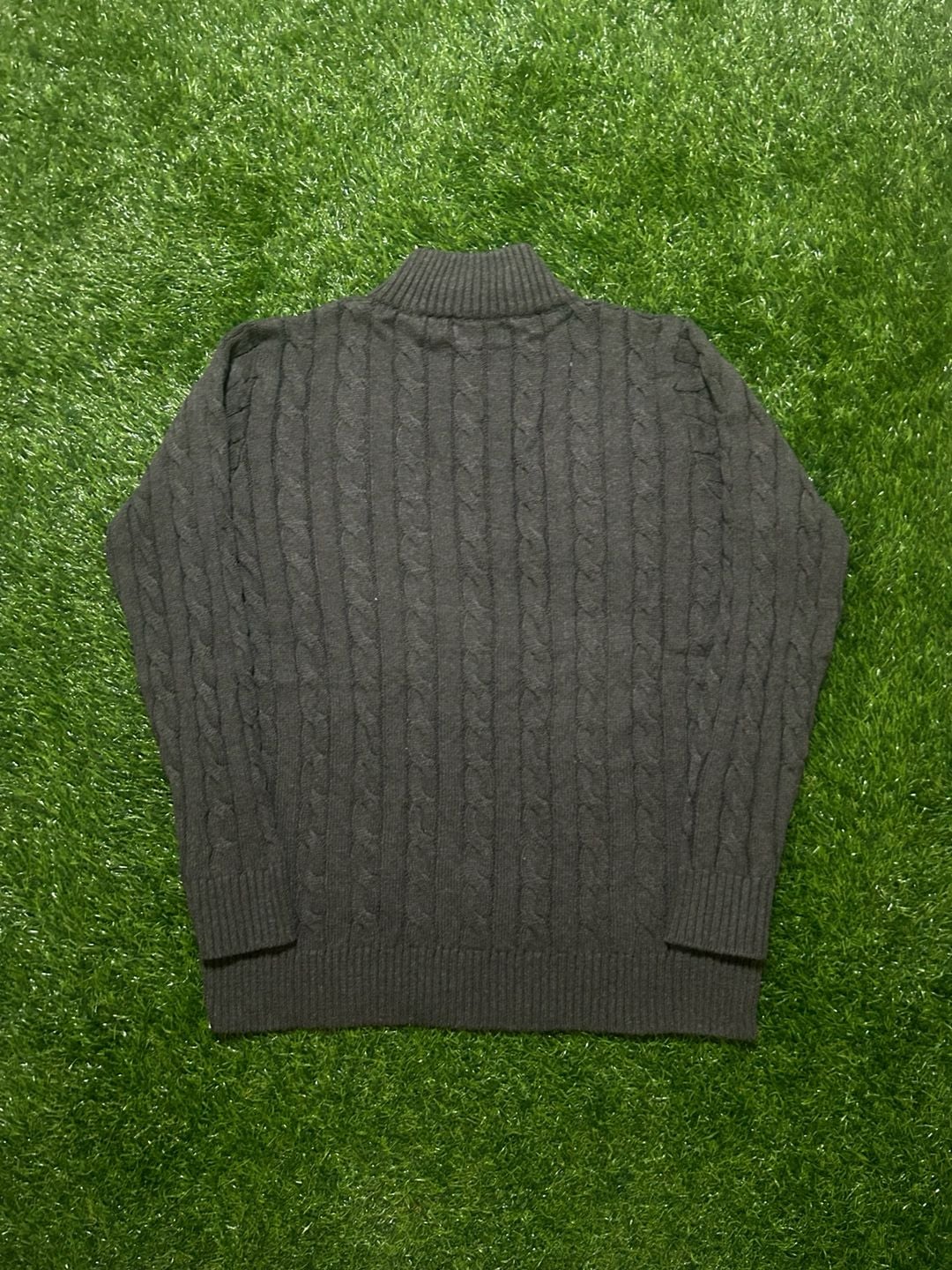 Polo Ralph Lauren Cable Knit Quarter-Zip Sweater Size S 3