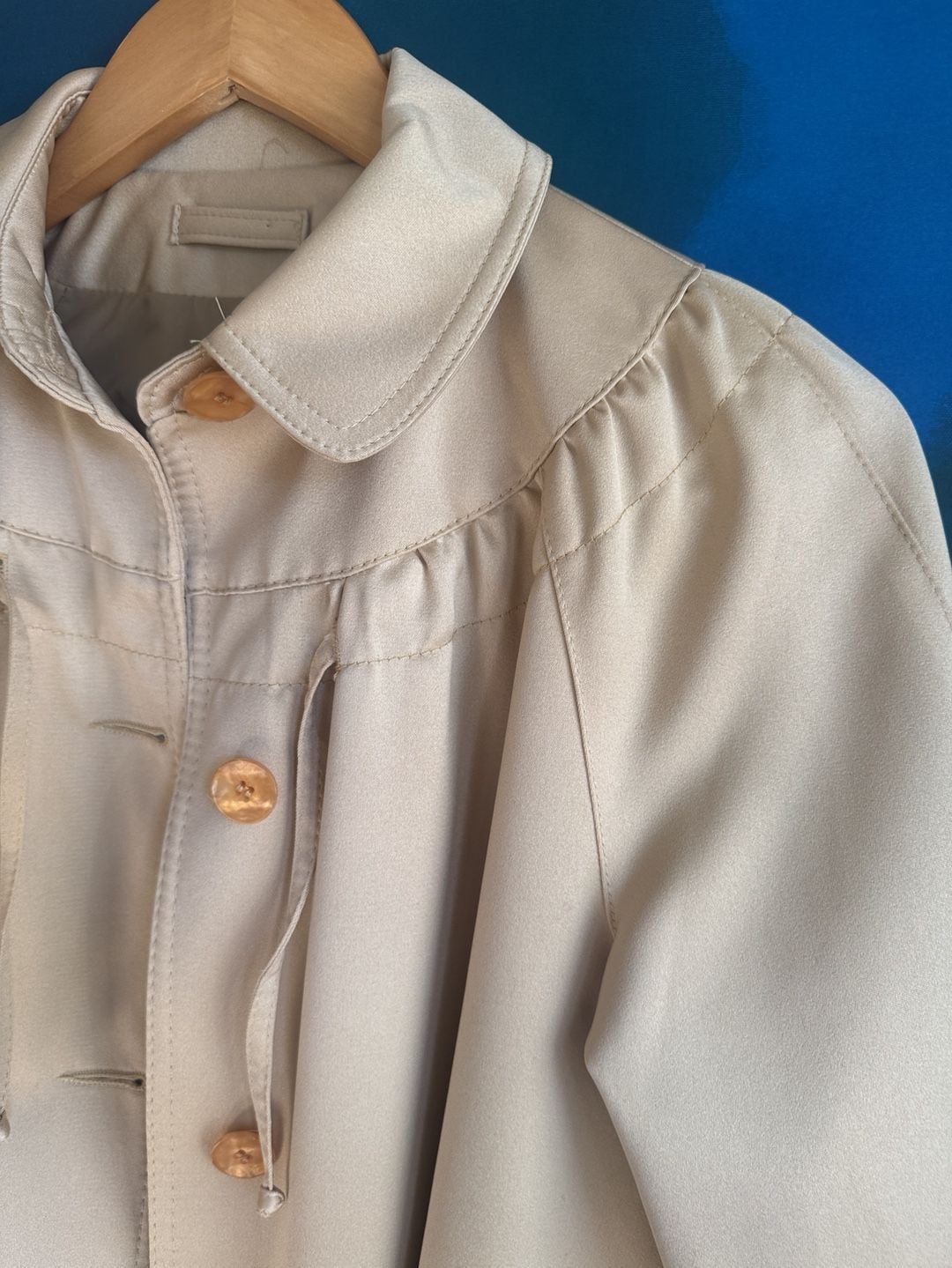 Vintage Forecaster Of Boston Trench Coat Size 7/8 Tan Belted 5
