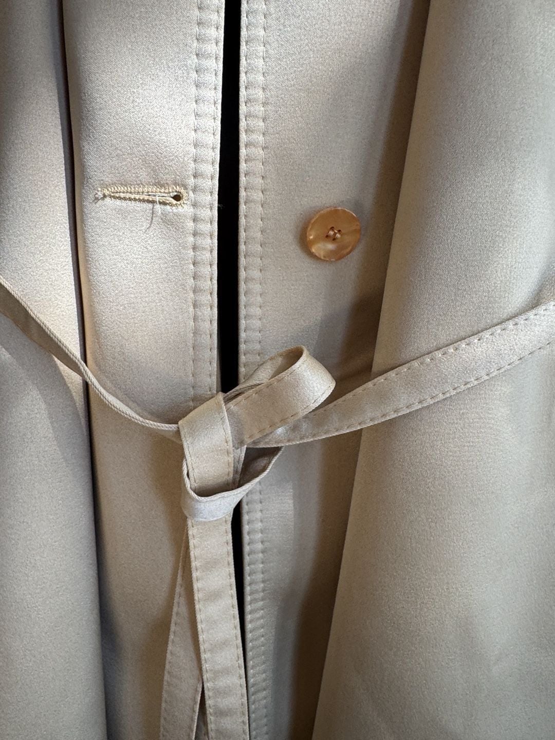 Vintage Forecaster Of Boston Trench Coat Size 7/8 Tan Belted 8