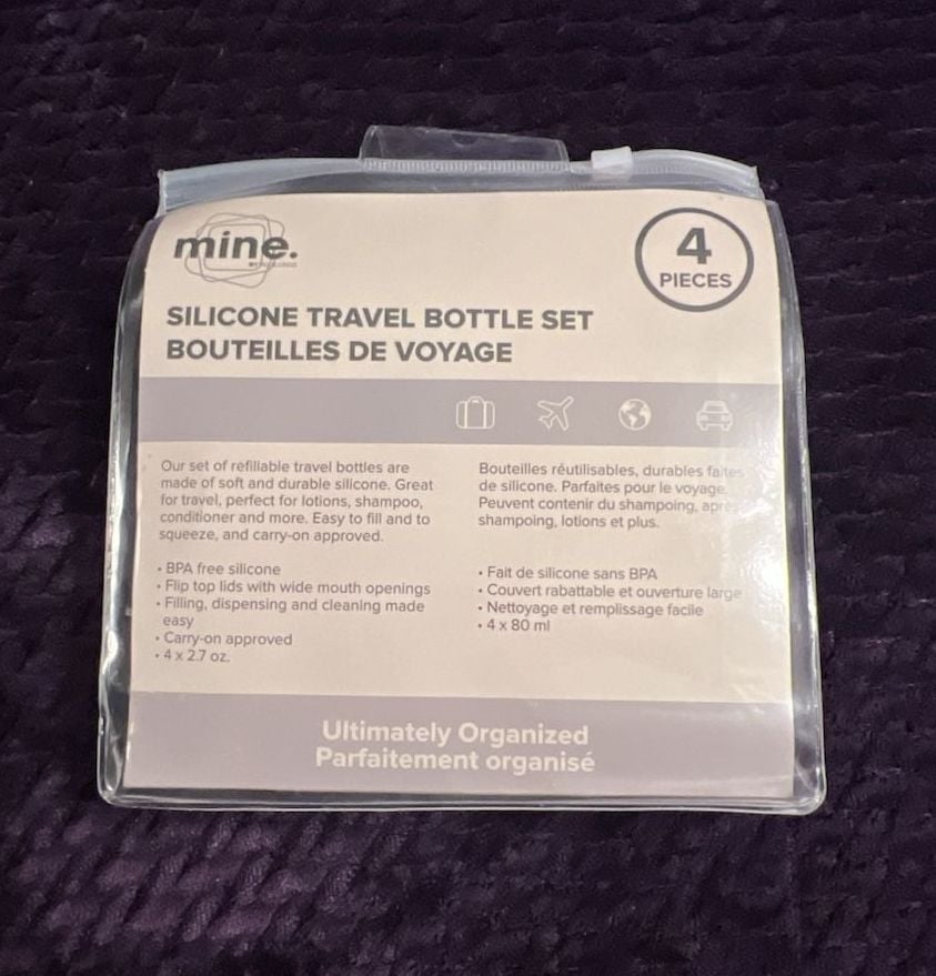 Mine By MyTagalongs Silicone Travel Bottles 4-Pack 2
