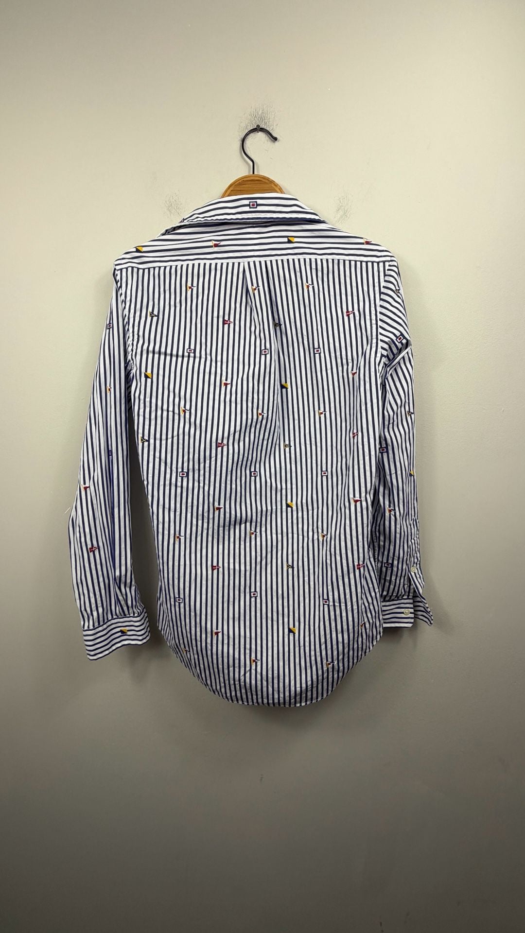 Ralph Lauren Nautical Flag Shirt Size S Striped Button Down 7
