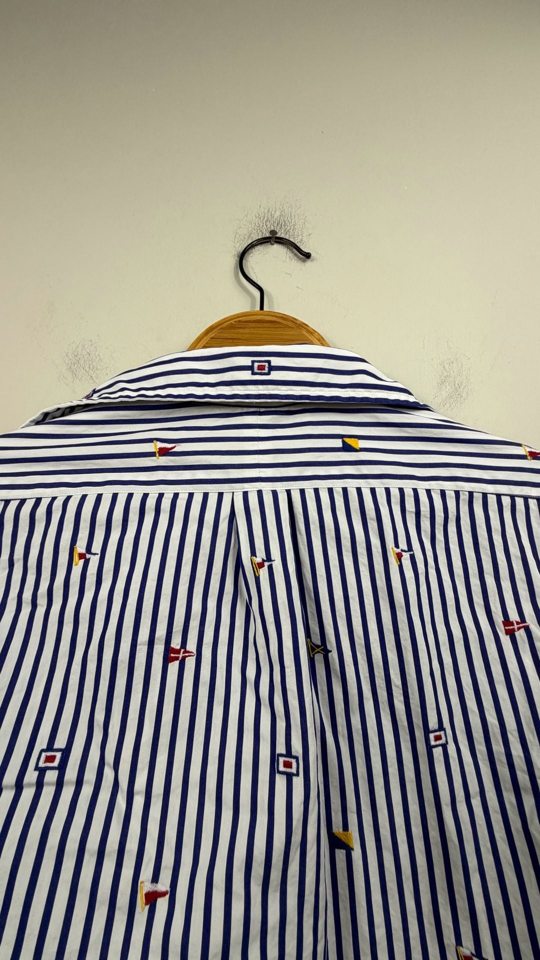 Ralph Lauren Nautical Flag Shirt Size S Striped Button Down 8