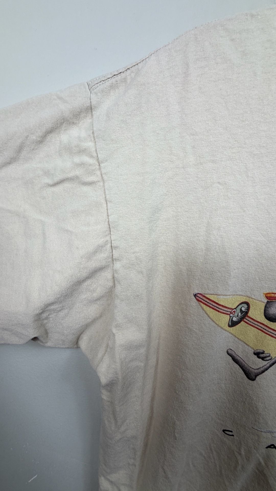 Gildan California Surfer Graphic T-Shirt Size XL Beige 6