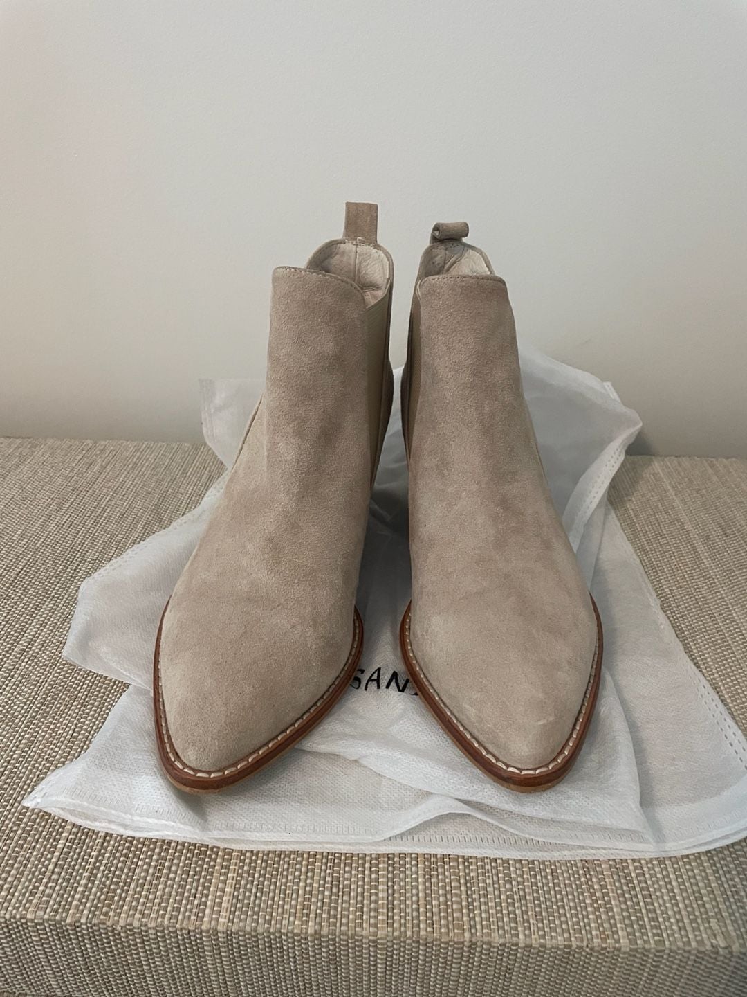 Sol Sana Bruno Tan Suede Ankle Boot 3