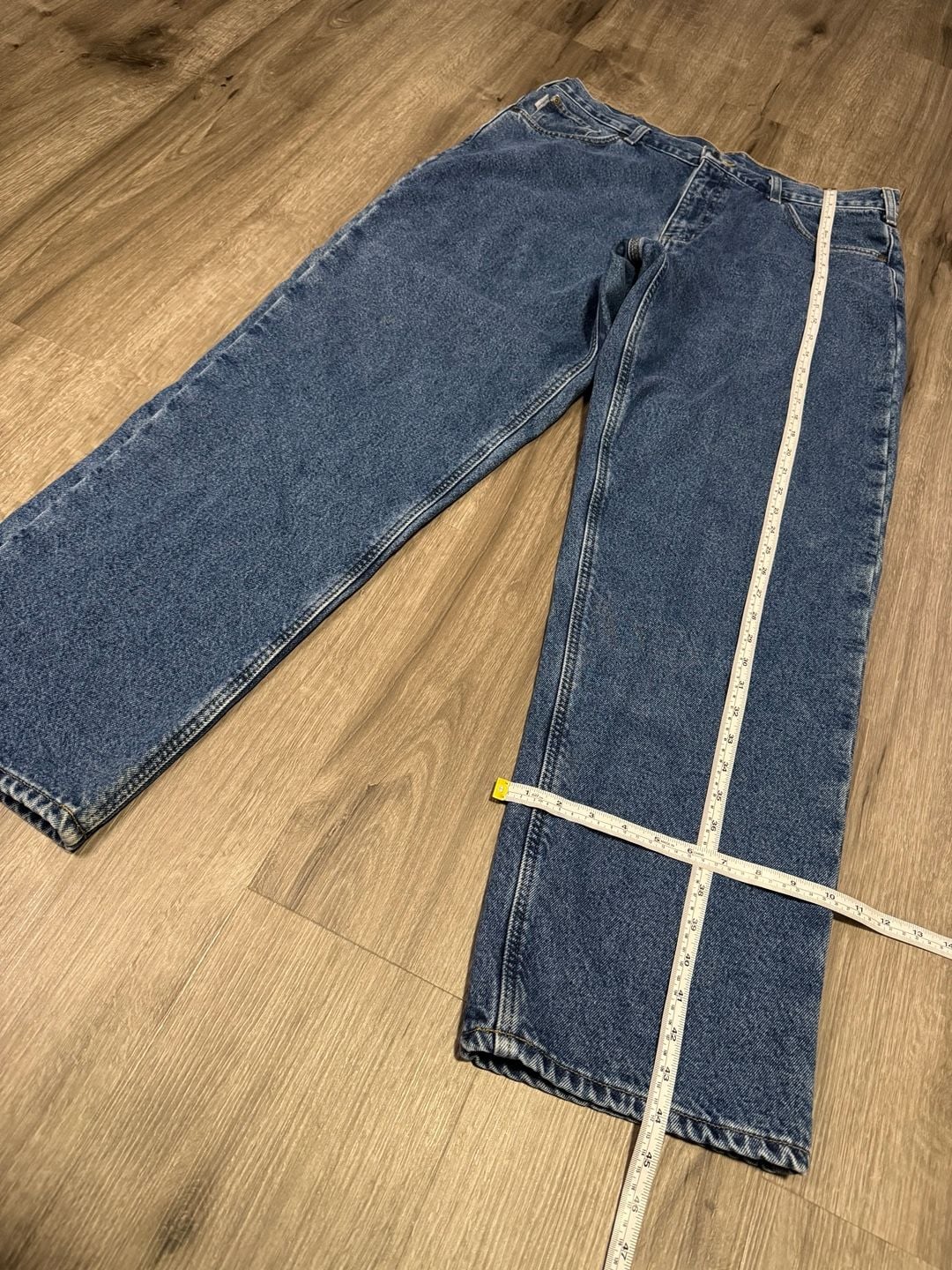 Carhartt B172 DST Relaxed Fit Flannel Lined Jeans 38x32

 7