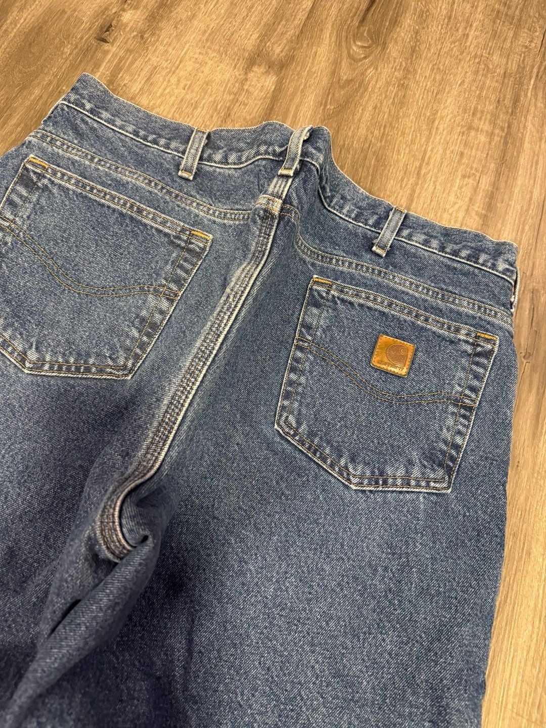 Carhartt B172 DST Relaxed Fit Flannel Lined Jeans 38x32

 8