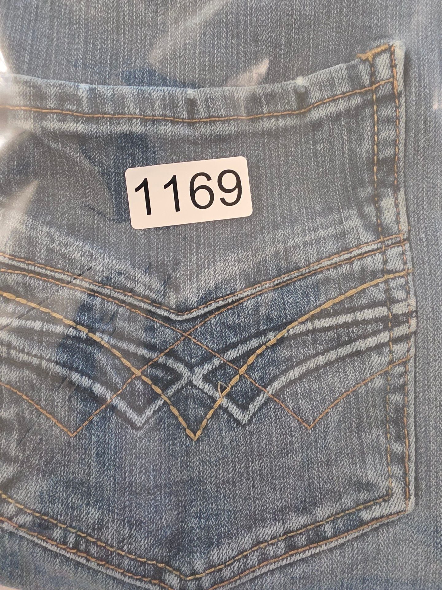 Seven7 Straight Fit Jeans W34 L34 Blue Denim 7
