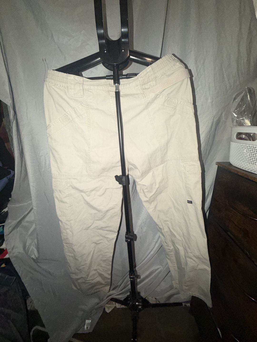 5.11 Tactical 74251 Cargo Pants Size 36x32 Khaki Cotton 4