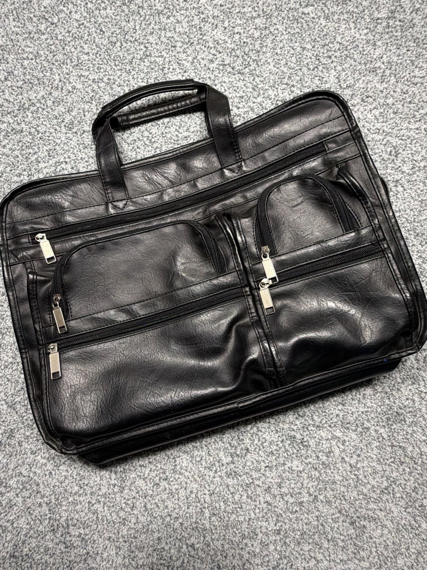 Black Laptop Briefcase Bag Computer Case Organizer 2