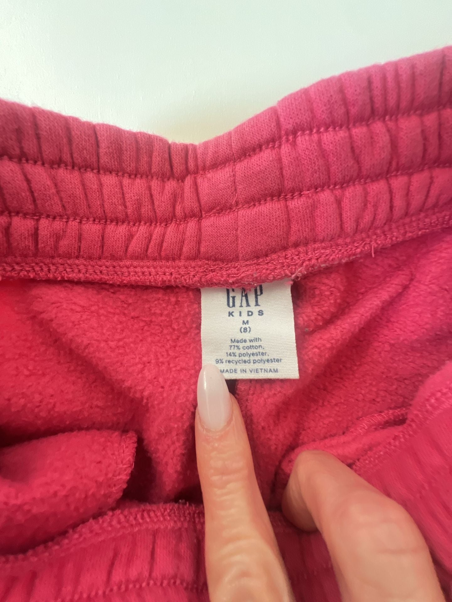 Gap Kids Sweatpants Size M 8 Pink Joggers Fleece 3