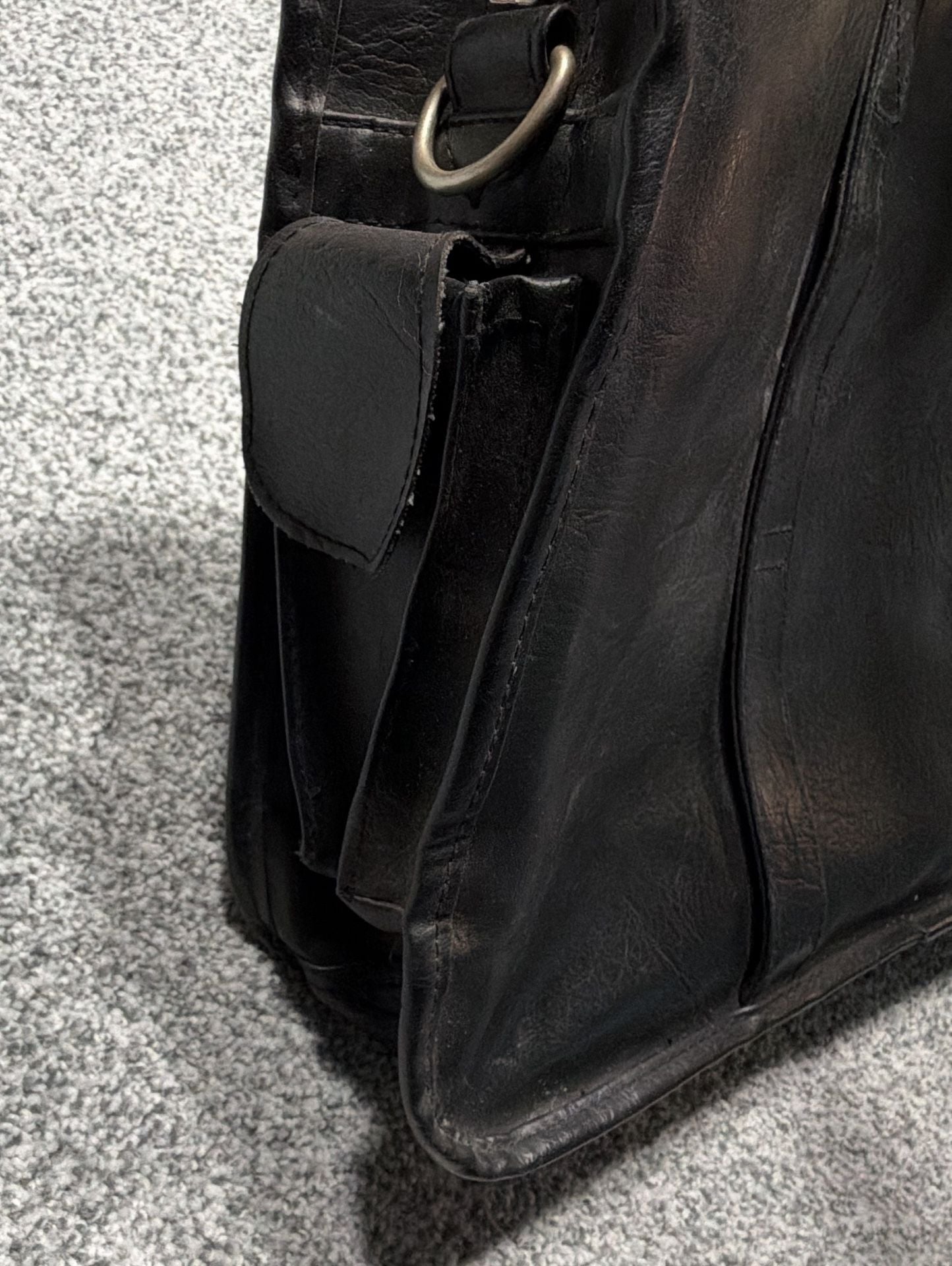 Black Laptop Briefcase Bag Computer Case Organizer 4