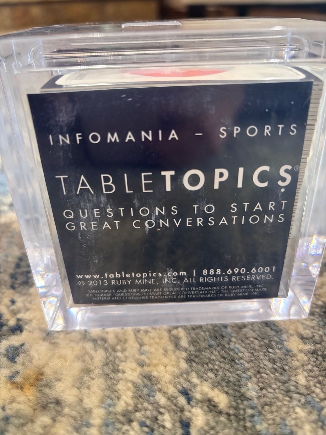 TableTopics Infomania Sports & Heroes Conversation Game Cards Set 2